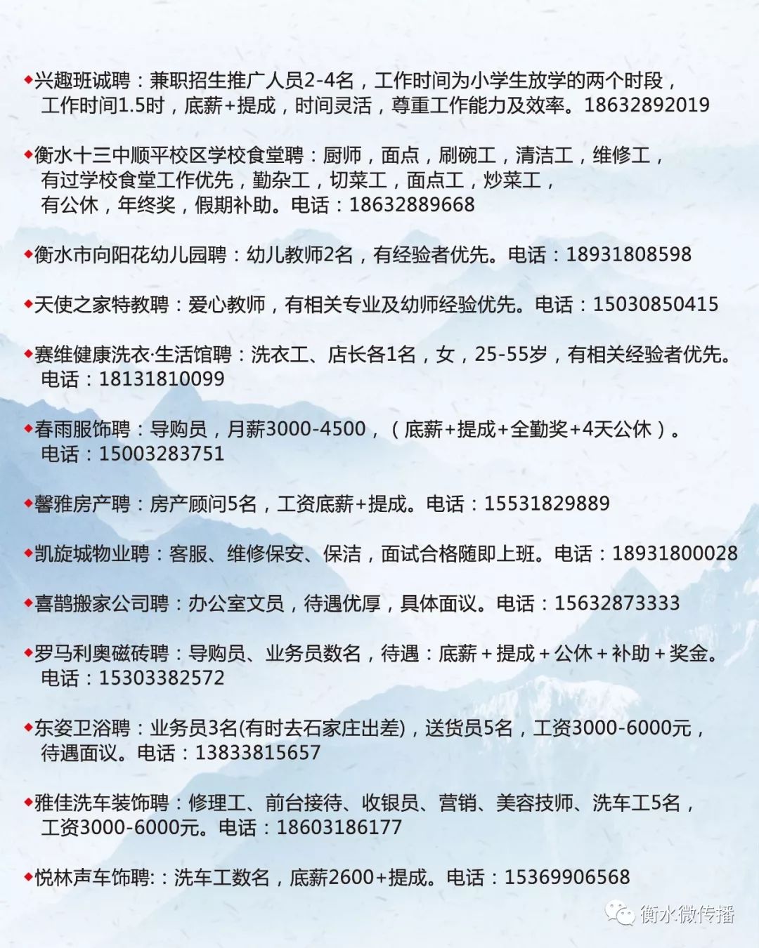 163启众网松原最新招聘信息网